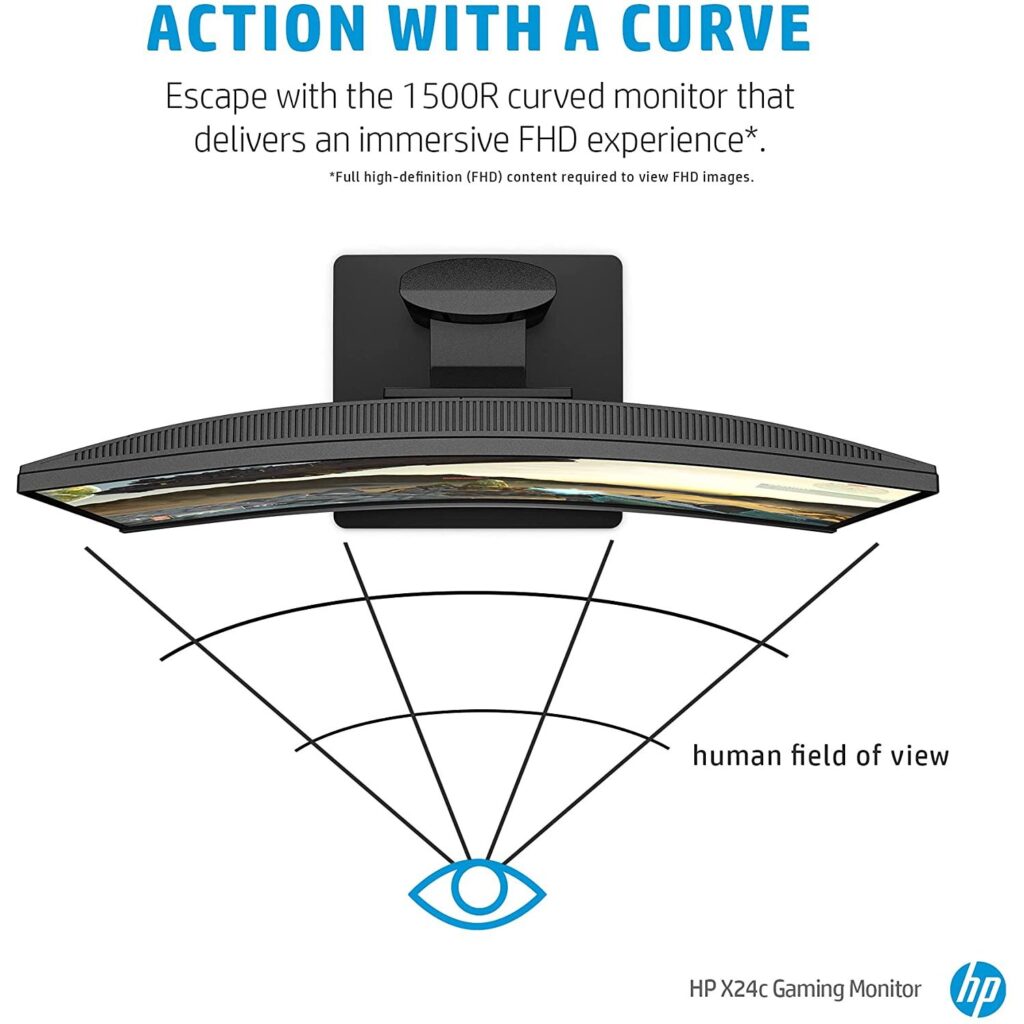 wrong HP X24c Gaming Monitor